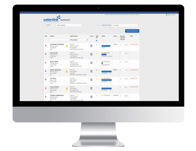 PatientLink 360 Clinic Dashboard