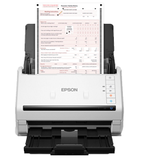 Epson Scanner with Form Loaded