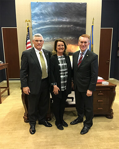 Debi With Senator James Lankford