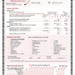 An example of a PatientLink Bubble Scan Form, similar to a scantron form.