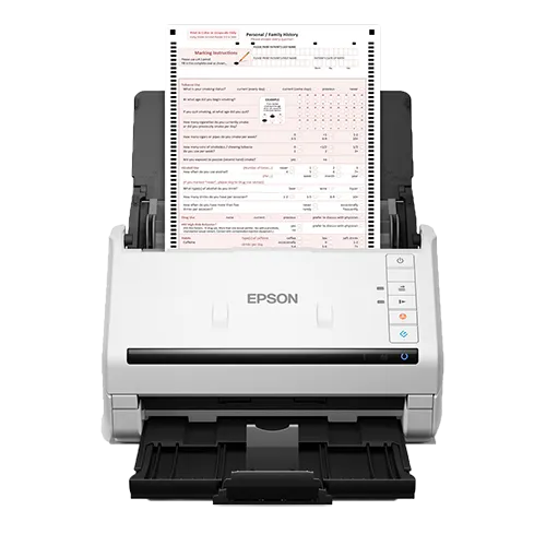 Document scanner used with PatientLink Scan